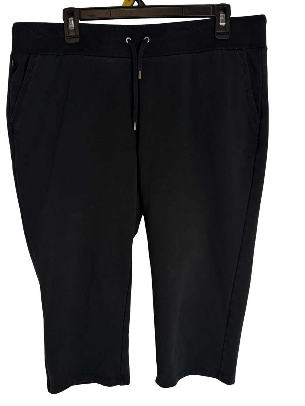 Ralph Lauren L-RL Lauren Active Black Capri Pants Size Large